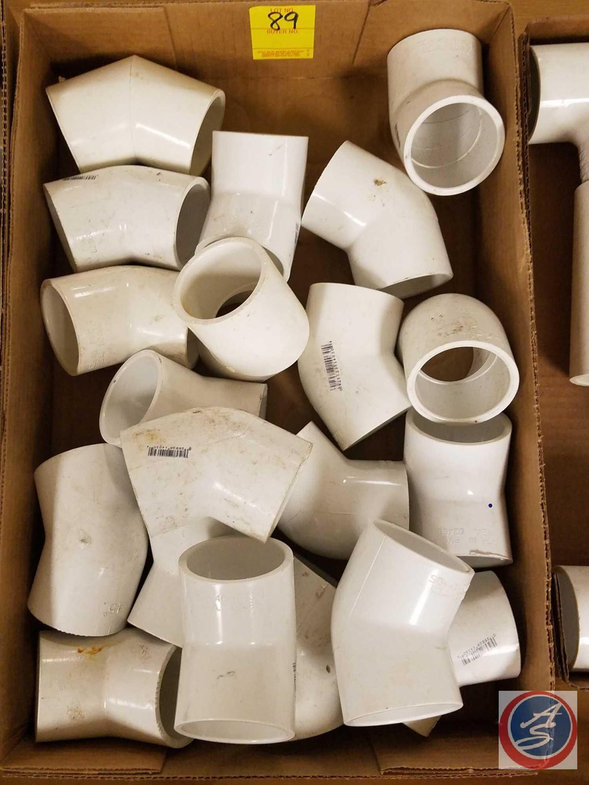 Lasco 1.5" 45 degree Short Radius PVC Elbows SCH 20 D2466