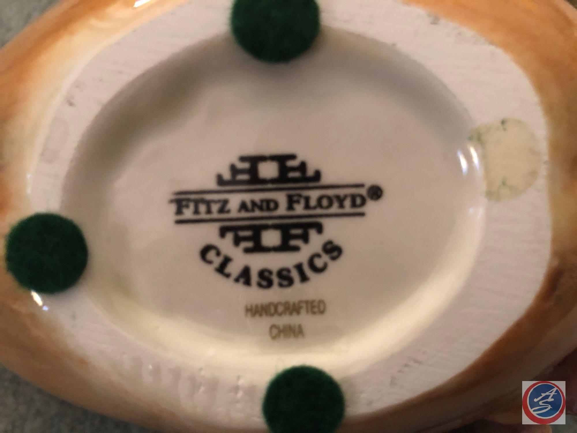 Fitz and Floyd Classics Harvest Heritage Pitcher and (2) Gravy Boats