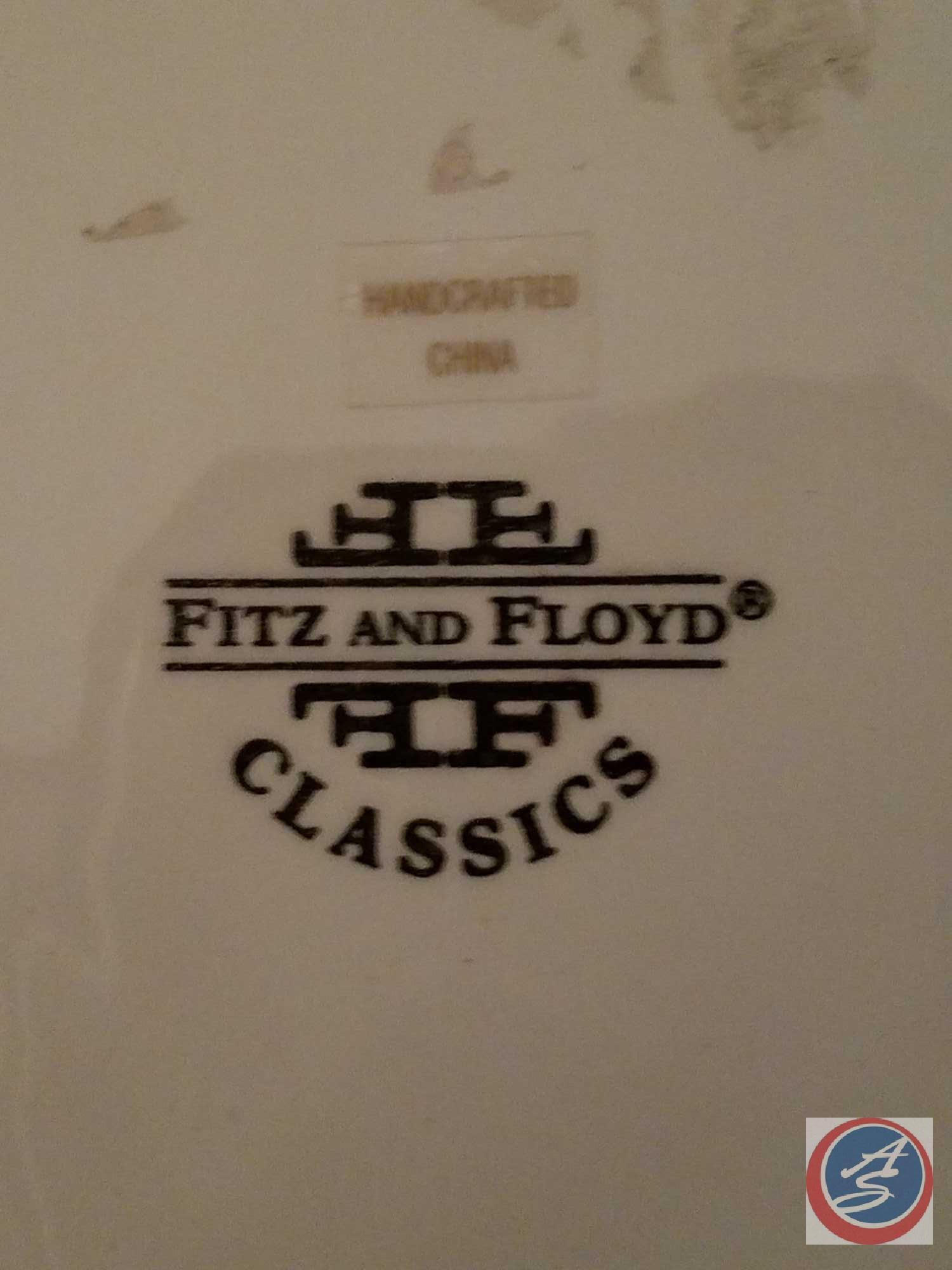 Fitz and Floyd Classic Swan Vase and Fitz and Floyd Swan Jewelry Basket with Egg Inside