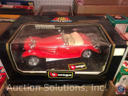 [3] Burago Scale Model Cars in Original Boxes; and a Plymouth Prowler Battery-Op Radio Controlled