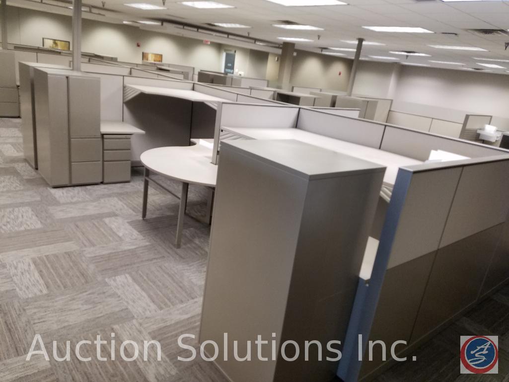 26 Section of Partitions Measuring: 49 1/2" x 57", 8 Sections of Partitions Measuring 24 1/2" 57, 12