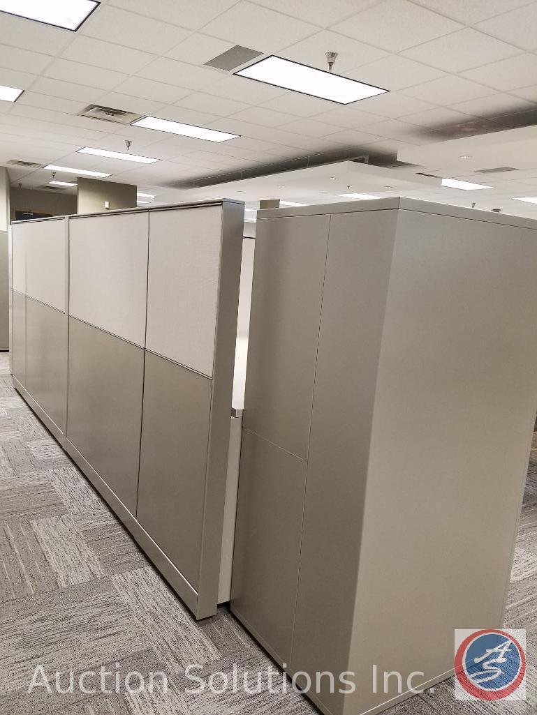 26 Section of Partitions Measuring: 49 1/2" x 57", 8 Sections of Partitions Measuring 24 1/2" 57, 12