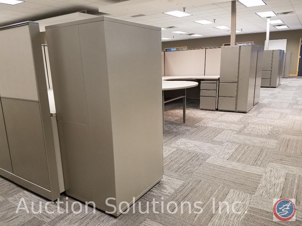 26 Section of Partitions Measuring: 49 1/2" x 57", 8 Sections of Partitions Measuring 24 1/2" 57, 12