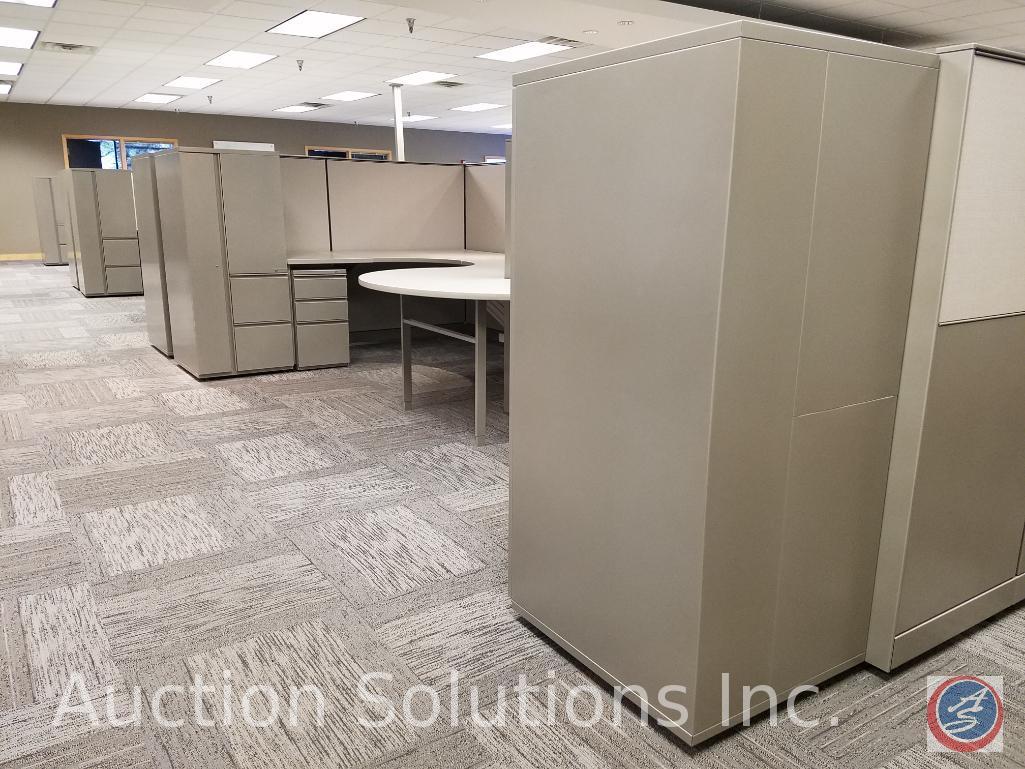 26 Section of Partitions Measuring: 49 1/2" x 57", 8 Sections of Partitions Measuring 24 1/2" 57, 12