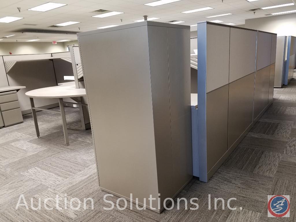 26 Section of Partitions Measuring: 49 1/2" x 57", 8 Sections of Partitions Measuring 24 1/2" 57, 12