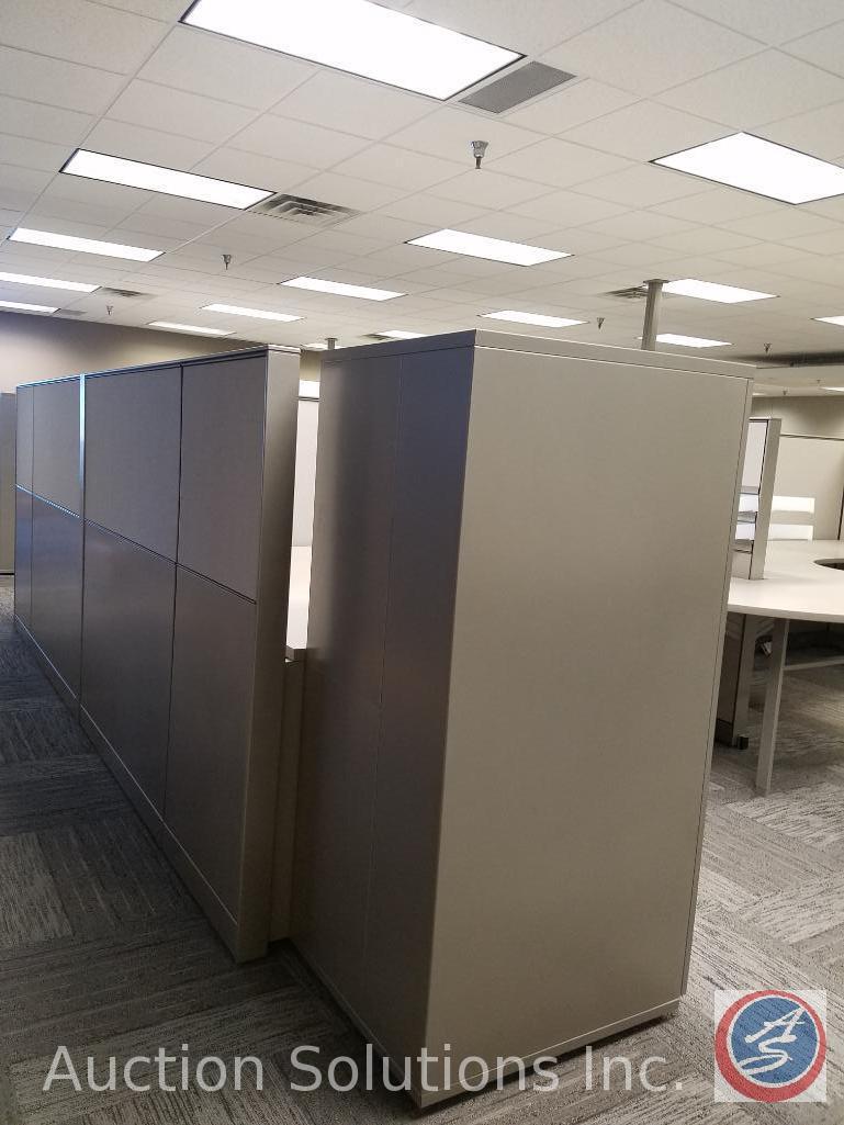 26 Section of Partitions Measuring: 49 1/2" x 57", 8 Sections of Partitions Measuring 24 1/2" 57, 12