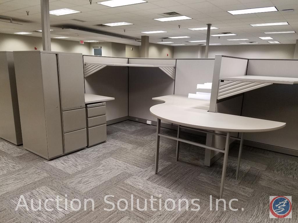 26 Section of Partitions Measuring: 49 1/2" x 57", 8 Sections of Partitions Measuring 24 1/2" 57, 12