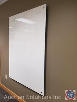 (2) Large Wall Mounted Dry Erase Boards Estimated Size 60"X48" (Buyer Must Remove) {{SOLD TWO TIMES