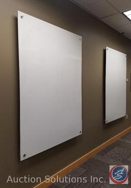 (2) Large Wall Mounted Dry Erase Boards Estimated Size 60"X48" (Buyer Must Remove) {{SOLD TWO TIMES