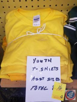 Youth T Shirts, Women's Knit Shirts, Warm Up Pants, Assorted Sizes