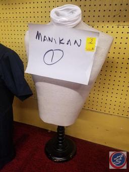 (2) Mannequin Chest Display Forms