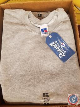 Size Large Men's Crewneck Sweat Shirts