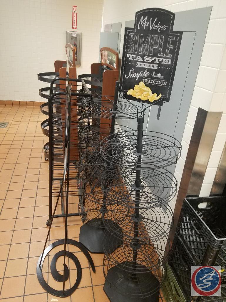 (9) Assorted Wire Display Racks