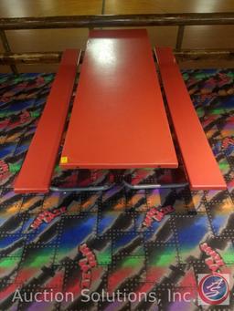 {{2XBID}} (2) 8 ft. Retro Picnic Tables