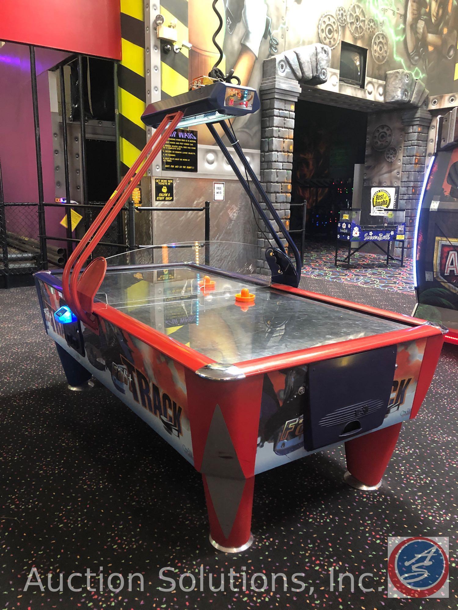 Fast Track Air Hockey by Sam Billiard and Leisure Model Fast Track Equipped w/ Embed System Card