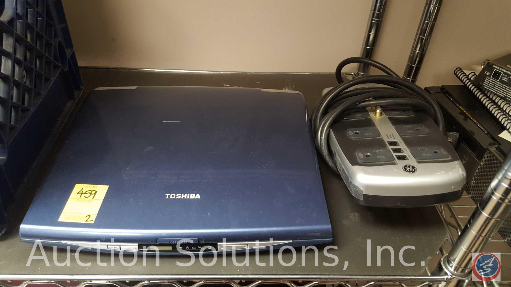 Toshiba Laptop Serial #X2064324P w/ Windows XP, Surge Protector