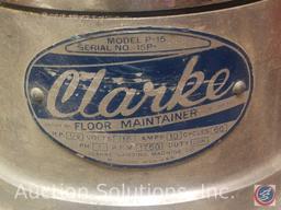 Clarke Model P15 Floor Buffer with 3M Sanding Discs