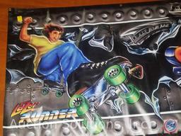 Vinyl Skate Daze Banner with Grommets 10' x 4'