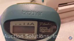 Brother P-Touch Home and Hobby III Model PT-88, Zebra Technologies Printer Model LP2844