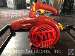 Homelite 26B Gas Powered Blower with Attachment and One Gallon Gas Can