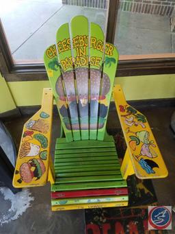 Hand Painted Wooden Beach Chair
