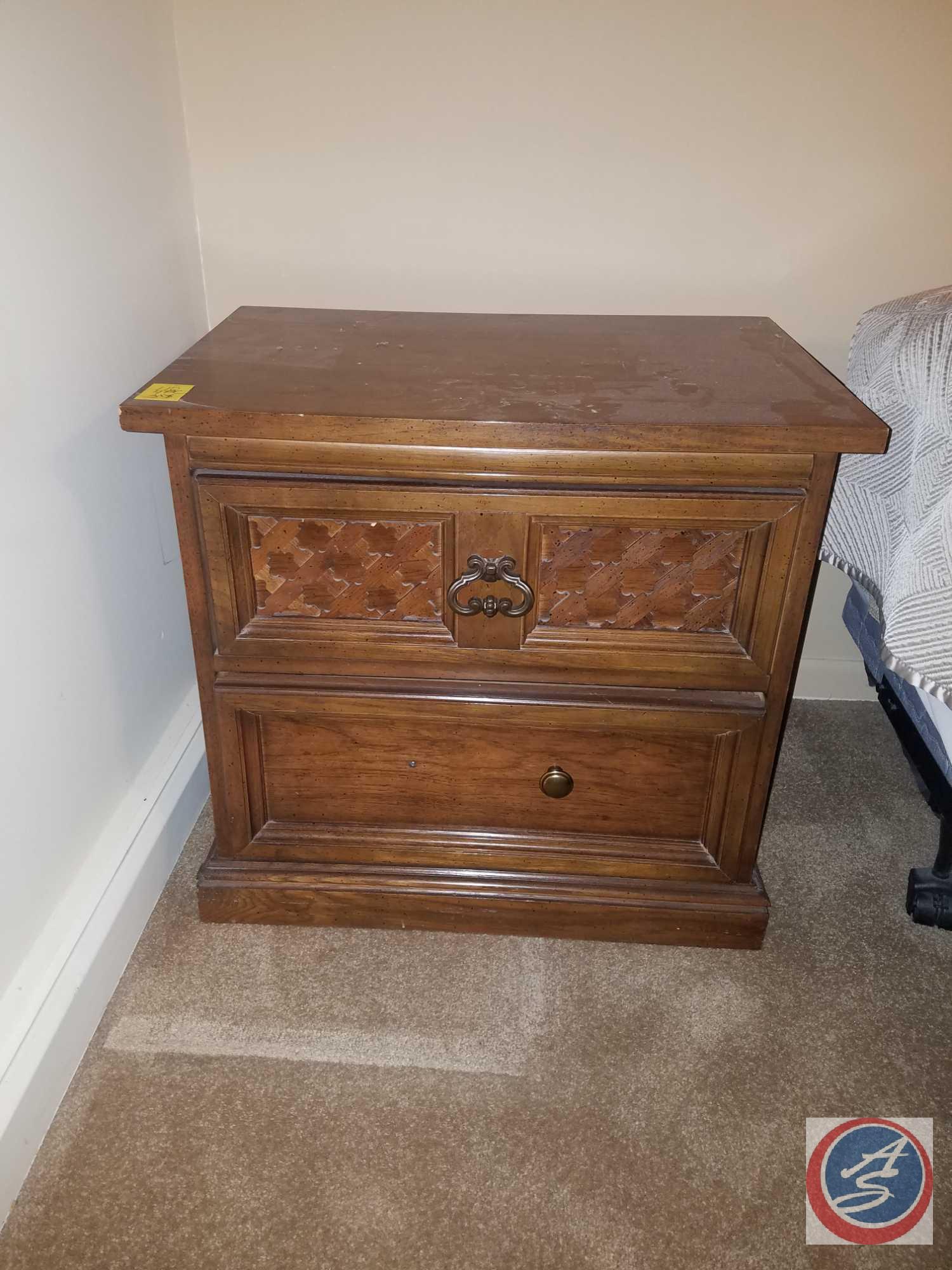 {{3XBID}} Dixie Nine Drawer Dresser with Mirror 60" x 19" x 31"; Dixie Five Drawer Dresser 36" x 18