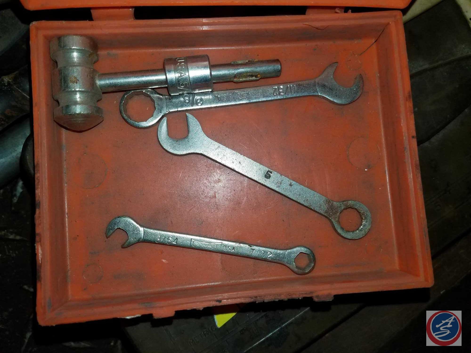 Shoulder Screws, Assorted Steel Pieces, Tiny Wrenches, Washers