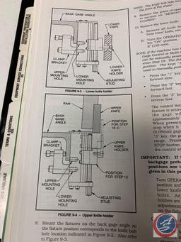 Shear Blade Changing Fixture