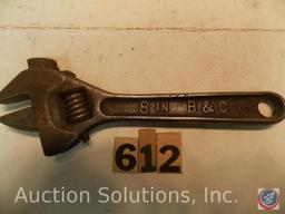 Crescent Wrench 8 in. marked '8 in B&C'