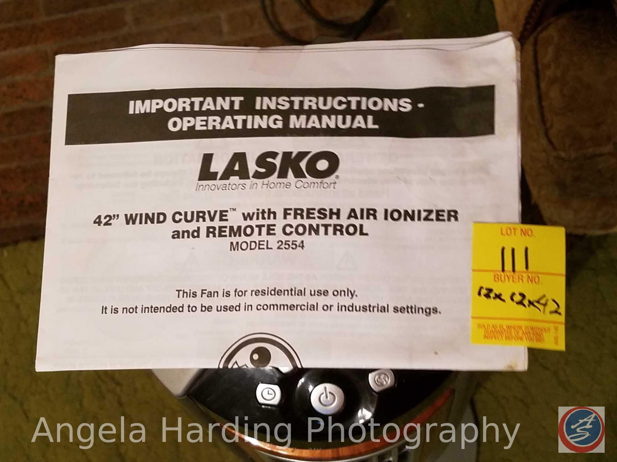 Lakso 42" Wind Curve with Fresh Air Ionizer and Remote Control Model #2554