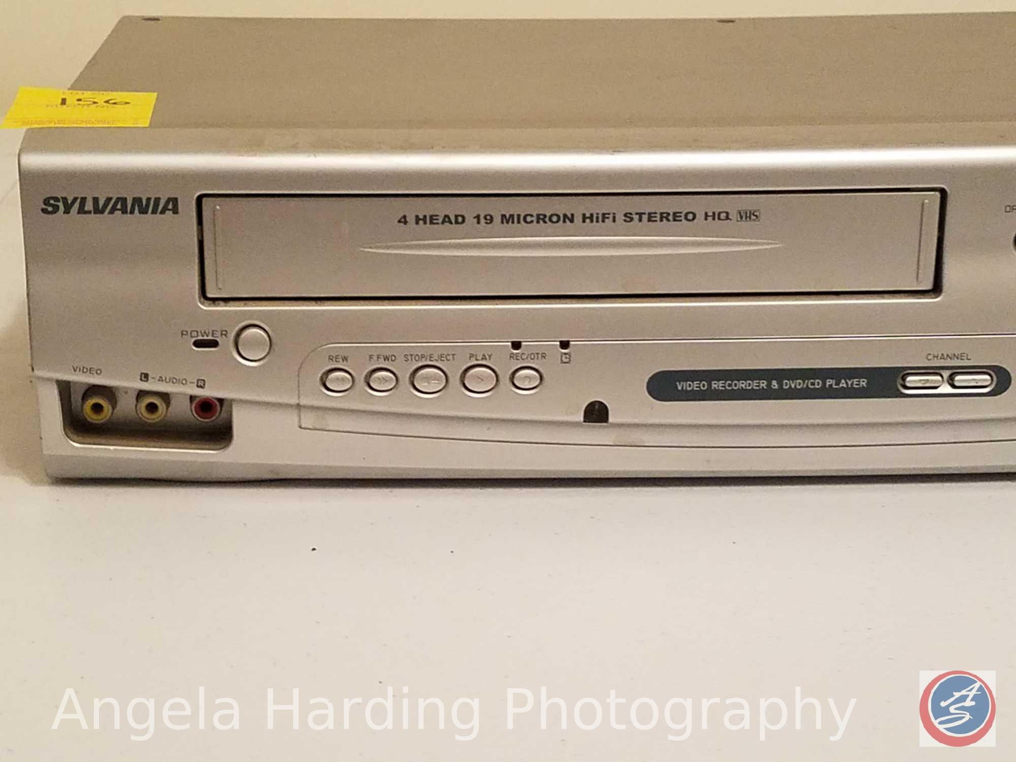 Sylvania Video Cassette Recorder/DVD Player Model DVC865G (NO REMOTE)