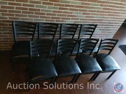 {{8X$BID}} (8) G & A Restaurant Chairs 31" Back {{STYLE AND CONDITION MAY VARY}}