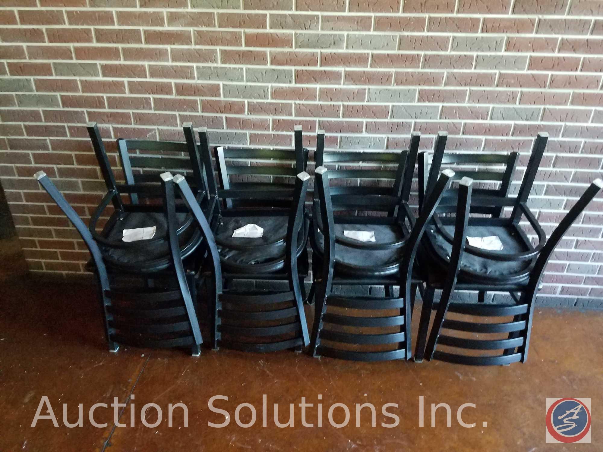{{8X$BID}} (8) G & A Restaurant Chairs 31" Back {{STYLE AND CONDITION MAY VARY}}