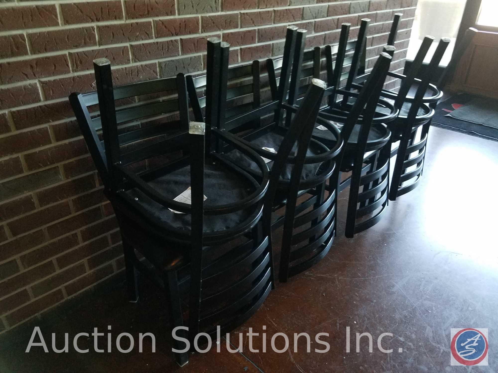 {{8X$BID}} (8) G & A Restaurant Chairs 31" Back {{STYLE AND CONDITION MAY VARY}}