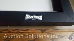 DaLite Framed Projector Screen Measuring 64" x 110" {{BUYER MUST PROFESSIONALLY REMOVE FROM WALL