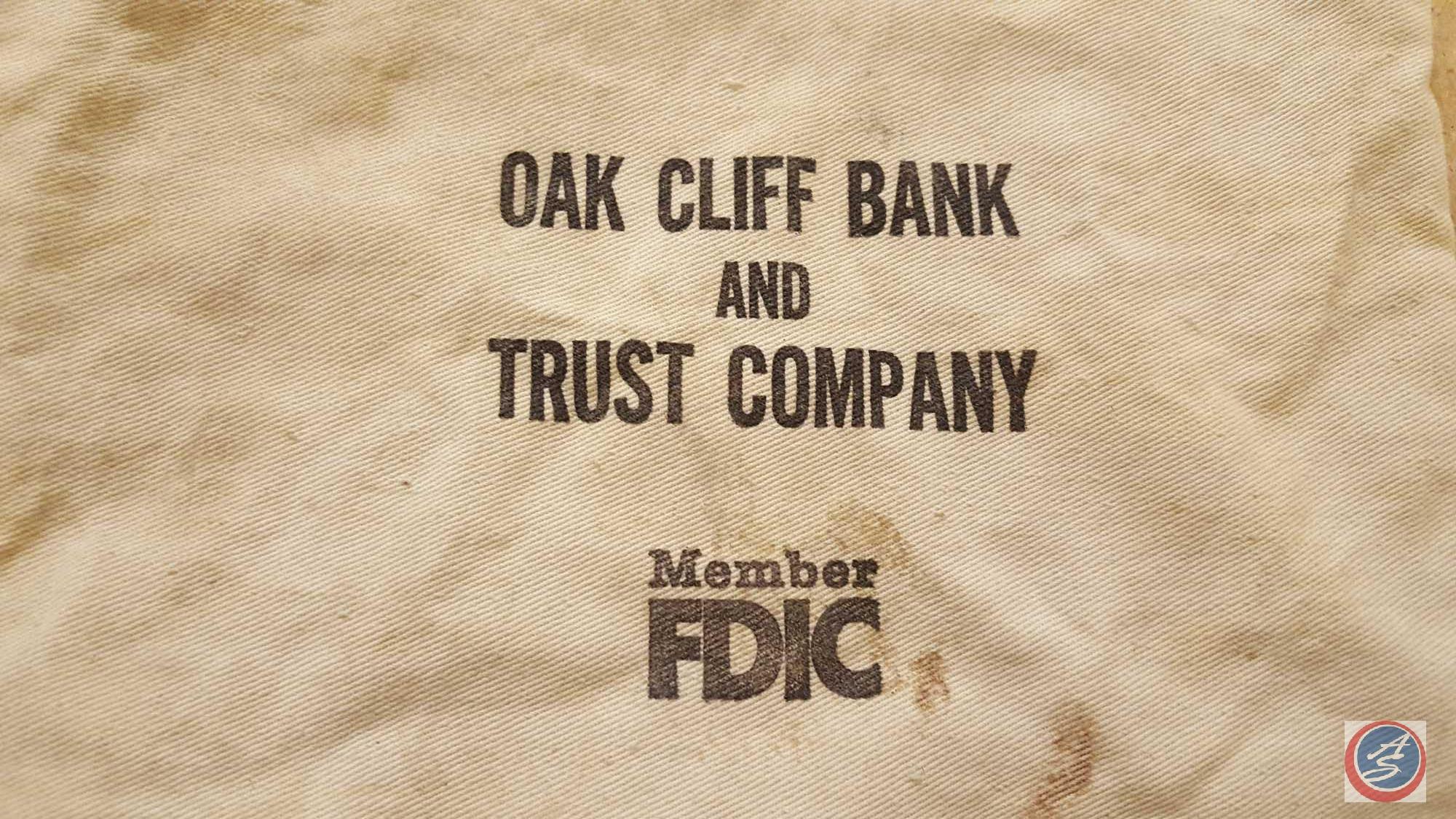 Oak Cliff Bank and Trust Company Money Bag Marked Member FDIC and Turkey Calls (Empty), (2) Missouri