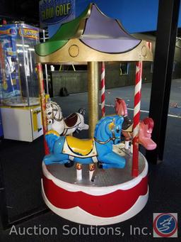 Merry-go-Round Ride with Intercard Reader {{SOME GAMES MAY STILL HAVE COIN OP MECHANISMS INSTALLED}}