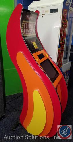 Namco Flamin Finger Arcade Game with Intercard Reader {{SOME GAMES MAY STILL HAVE COIN OP MECHANISMS