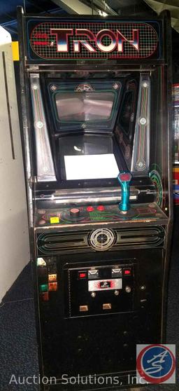 Tron Arcade Game {{MARKED DOES NOT WORK}} with Original Coin Mechanism