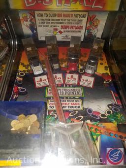 Big Haul Dump Coin Push Arcade Game {{SIGN AND SECOND GAME SOLD SEPARATELY}} with Intercard Reader