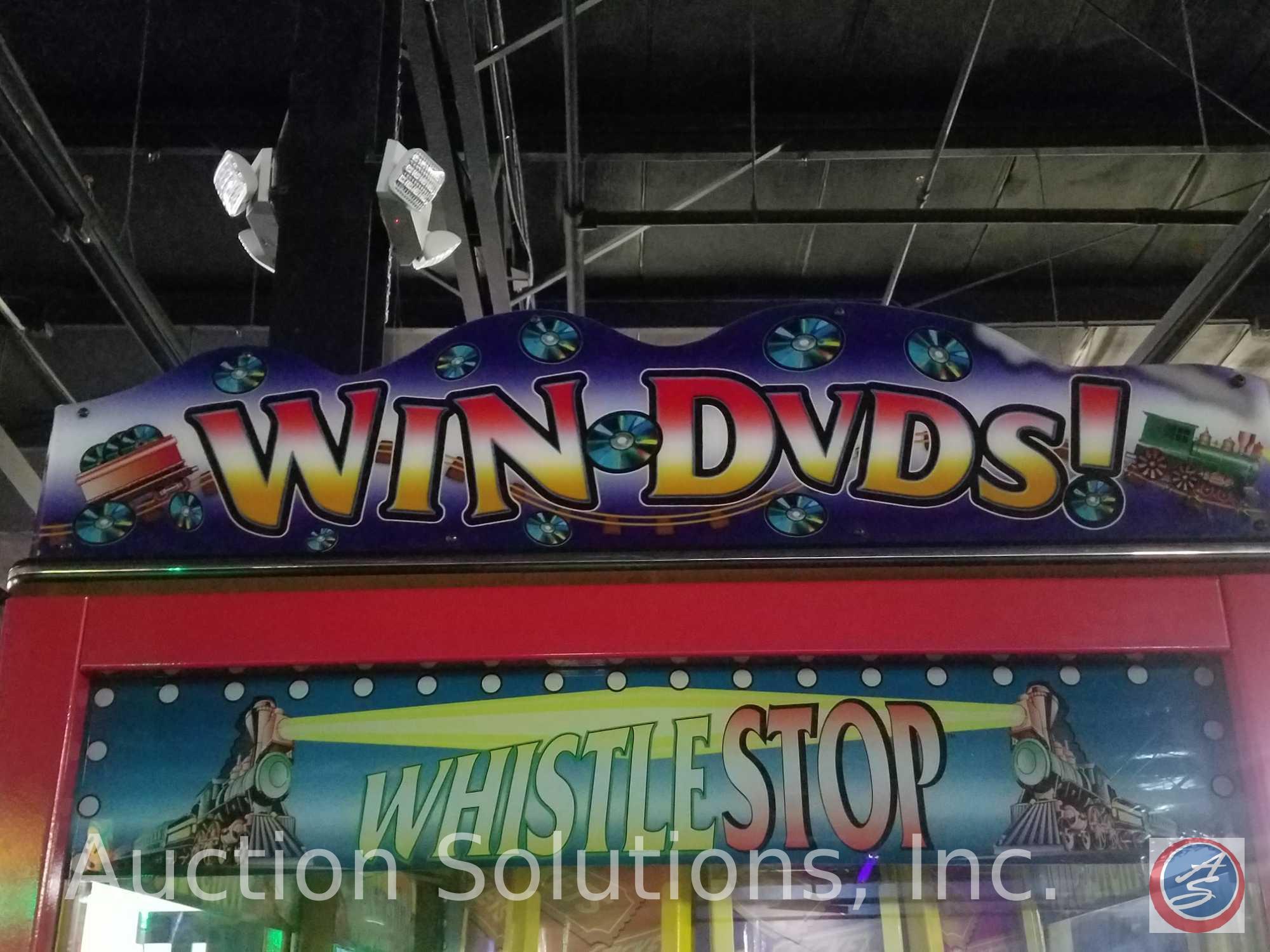 Whistle Stop DVD Prize Arcade Game with Intercard Reader {{NO MODEL OR SERIAL NO. LISTED}} {{SOME