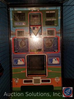 Major League Baseball Arcade Game with Intercard Reader Serial No. MLU10#0129 {{SOME GAMES MAY STILL