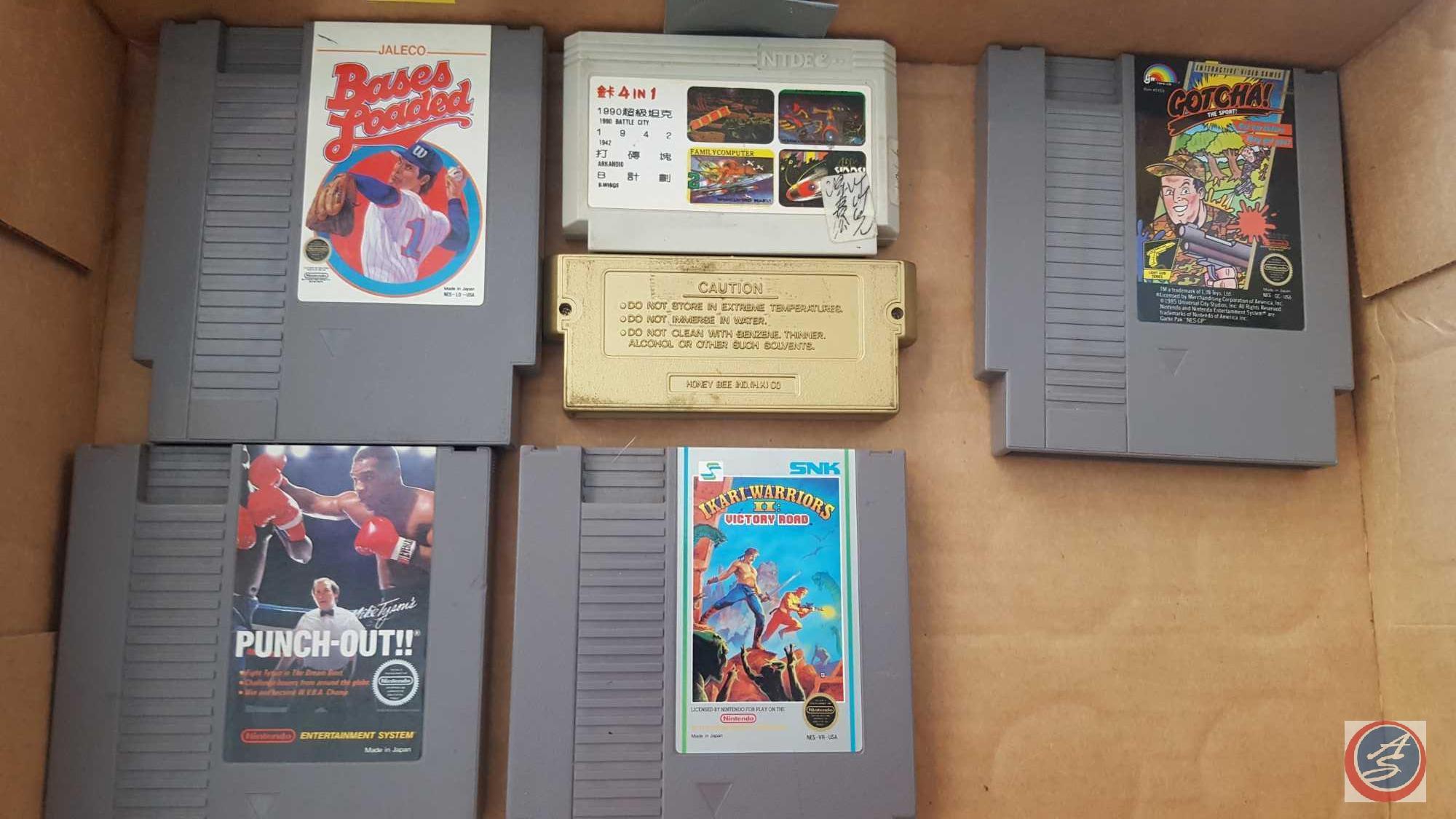 Super Nintendo NES Games: Mario Bros./Duck Hunt, Super Mario Bros. 2, Gotcha, Ikari Warriors Victory