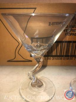 Z-Stemmed Martini Glasses