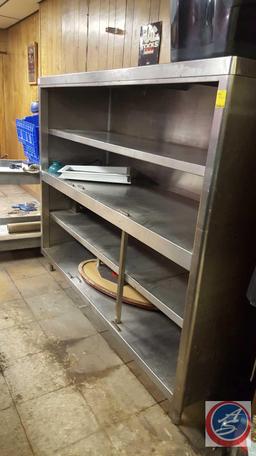 Four Shelf Steel Shelving 71" x 24" 60"