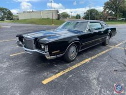 Year: 1972 Make: Lincoln Model: Continental Mark IV Vehicle Type: 2 Door Coupe Mileage: 06282 TMU