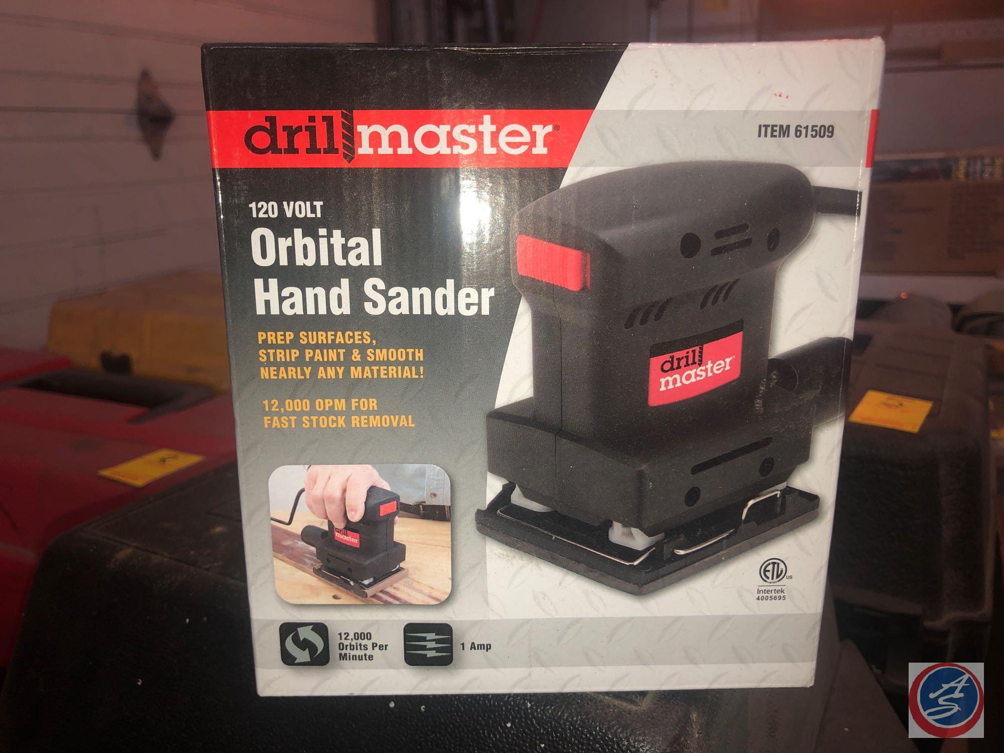 Drill Master 120 Volt Orbital Hand Sander Item No. 61509 {{NEW IN BOX}}, Drill Master Orbital Hand
