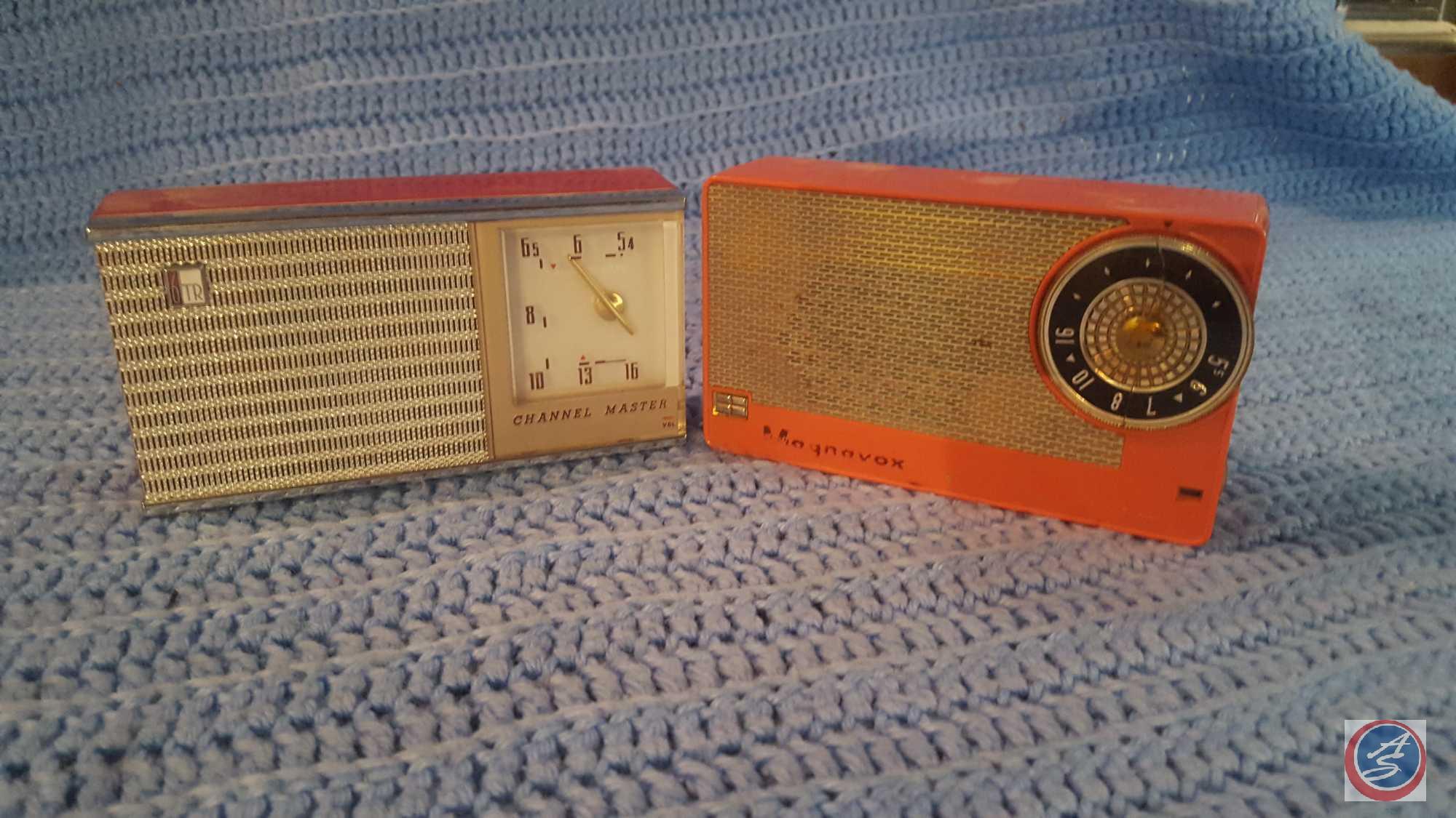 Magnavox Transistor Radio Model AM5, Channel Master Six Transistor Radio