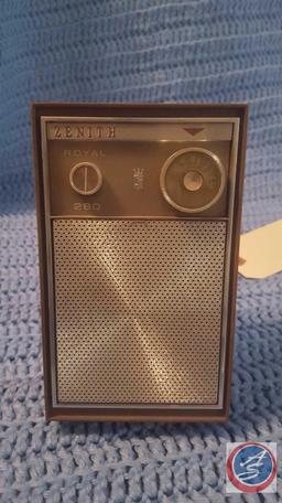 Zenith Royal 250 Transistor Radio, Zenith Royal 280 Transistor Radio