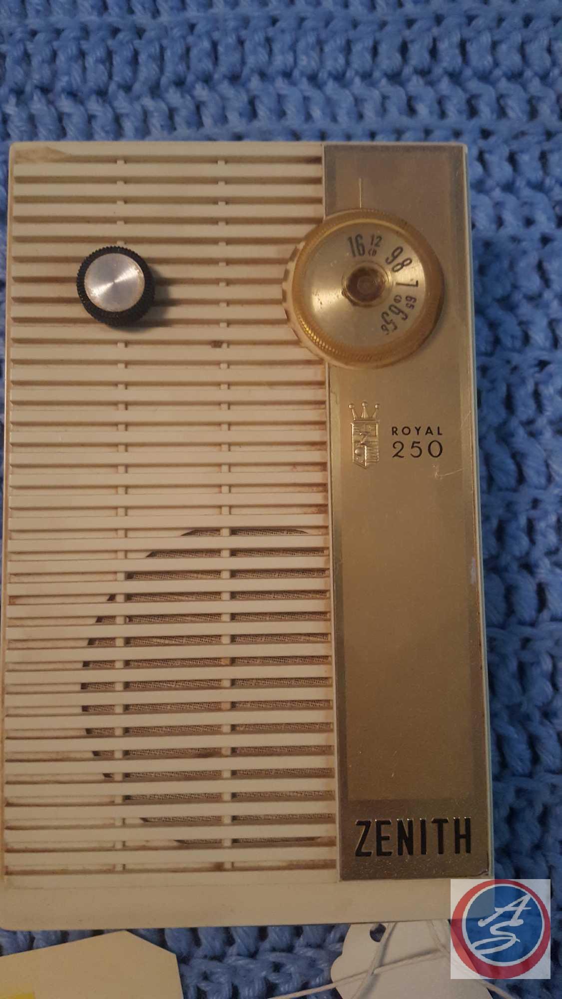 Zenith Royal 250 Transistor Radio, Zenith Royal 280 Transistor Radio